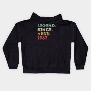 Legend Since April 1963 61 61St Kids Hoodie